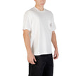 Armani Exchange Cremefarbenes Baumwoll-T-Shirt
