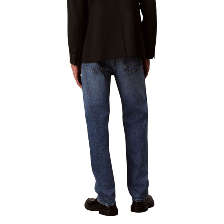 Calvin Klein Jeans Blaue Baumwolljeans im Relaxed Fit