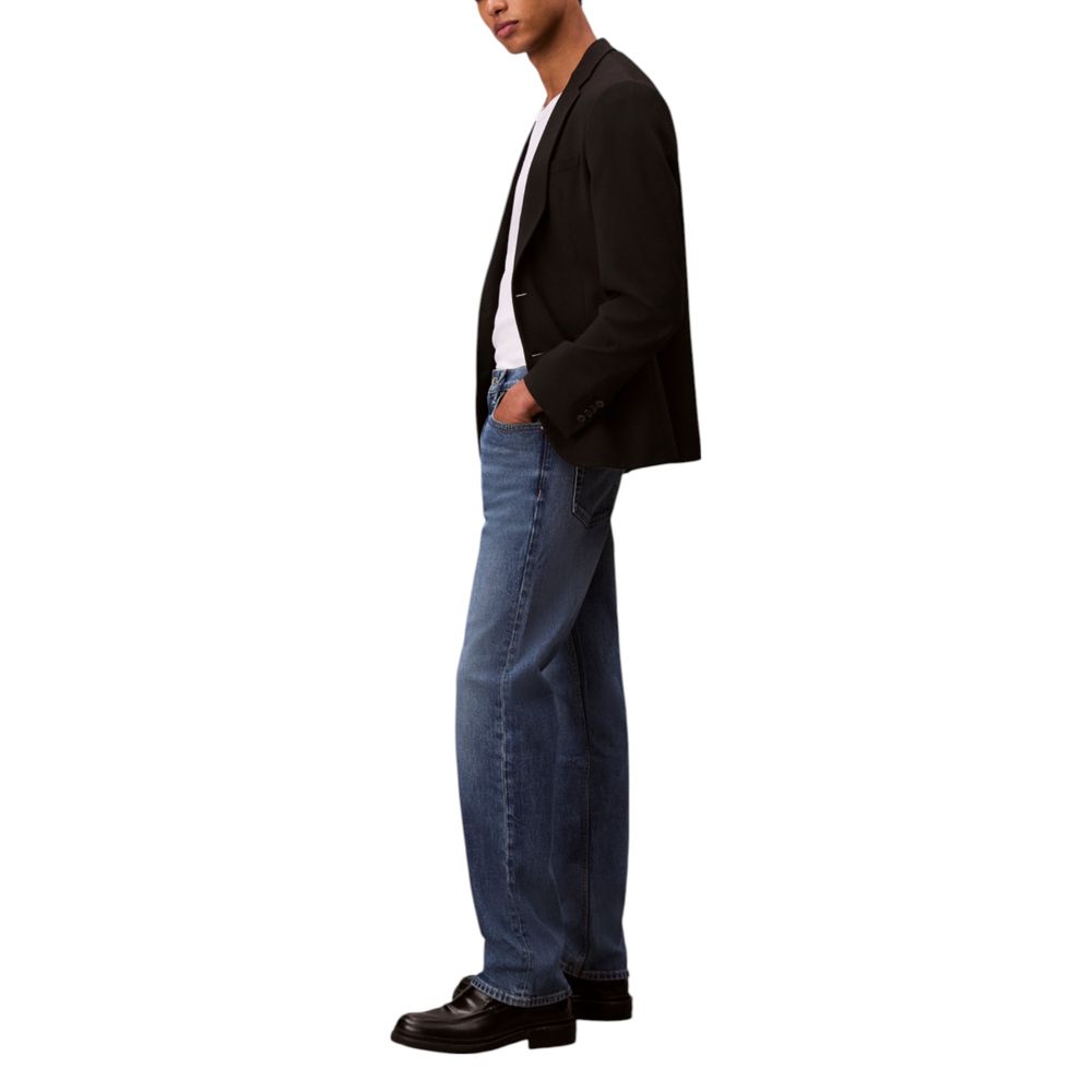 Calvin Klein Jeans Blue Relaxed Fit Cotton Jeans