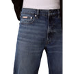 Calvin Klein Jeans Blaue Baumwolljeans im Relaxed Fit