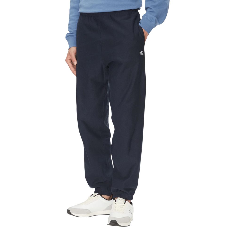 Calvin Klein Jeans Blue Cotton Joggers (Sweatpants)