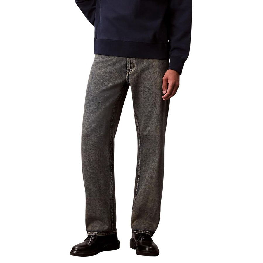Calvin Klein Jeans Beige Baumwoll Jeans im Relaxed Fit
