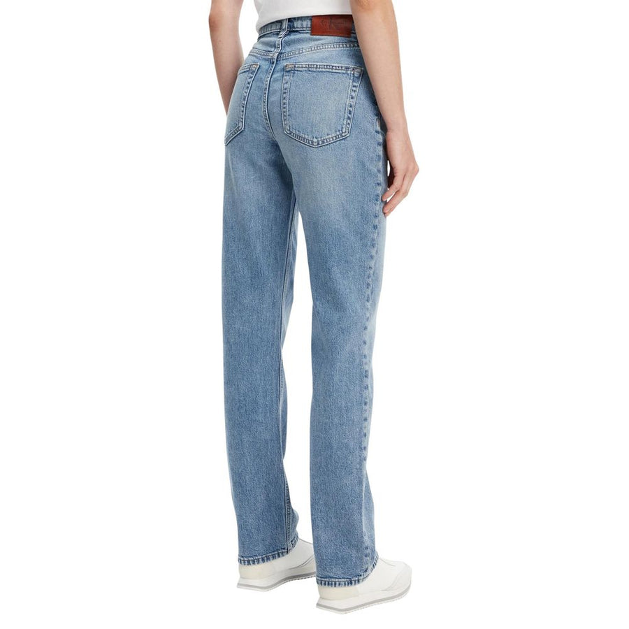 Calvin Klein Jeans Blaue Mom Jeans aus recycelter Baumwolle