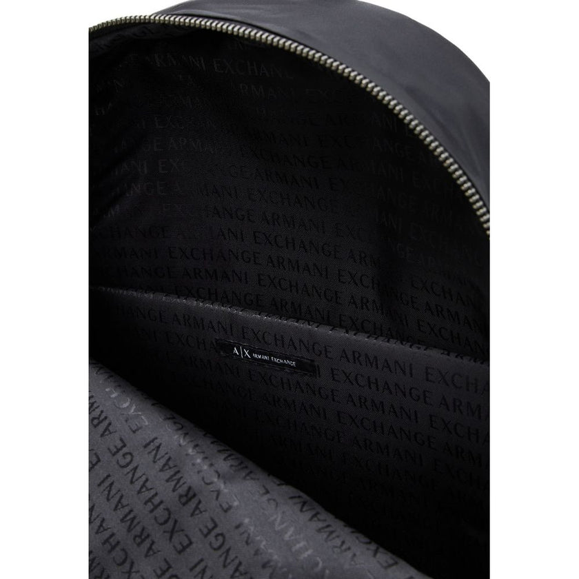 Armani Exchange Schwarzer Polyamid-Rucksack