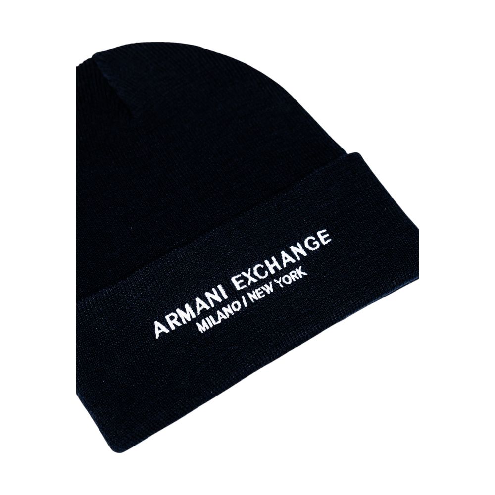 Armani Exchange Blue Polyester Cap (Baseball Cap)