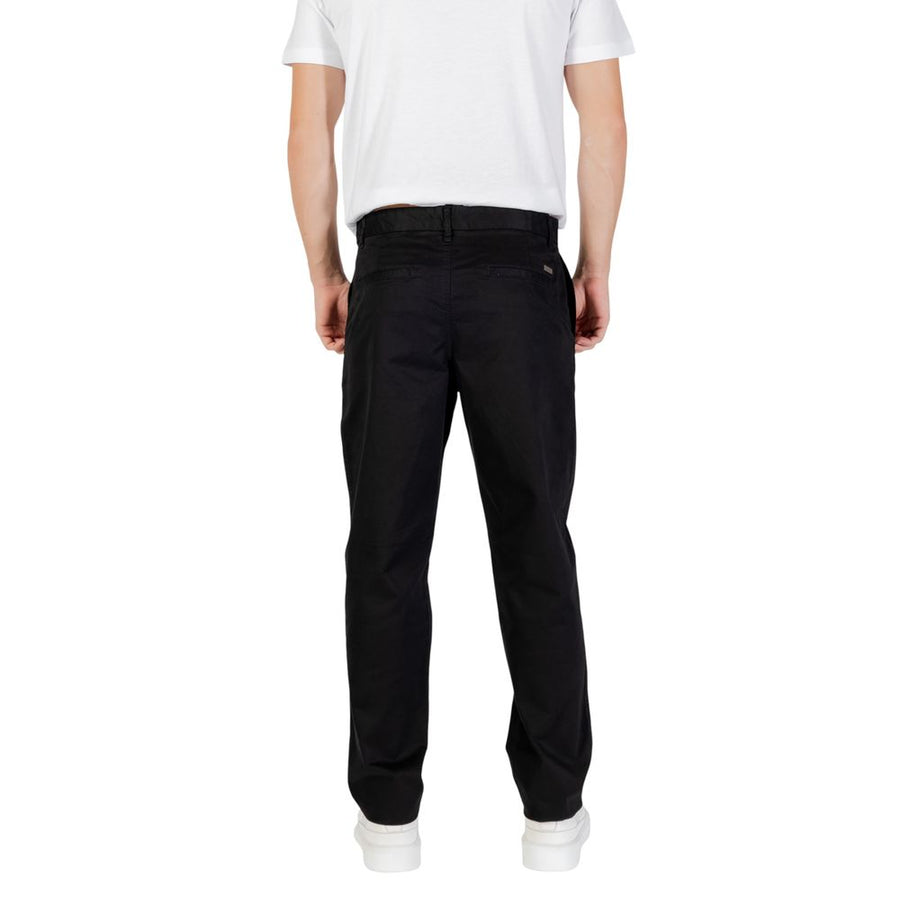 Armani Exchange Schwarze Baumwoll-Skinny-Hose