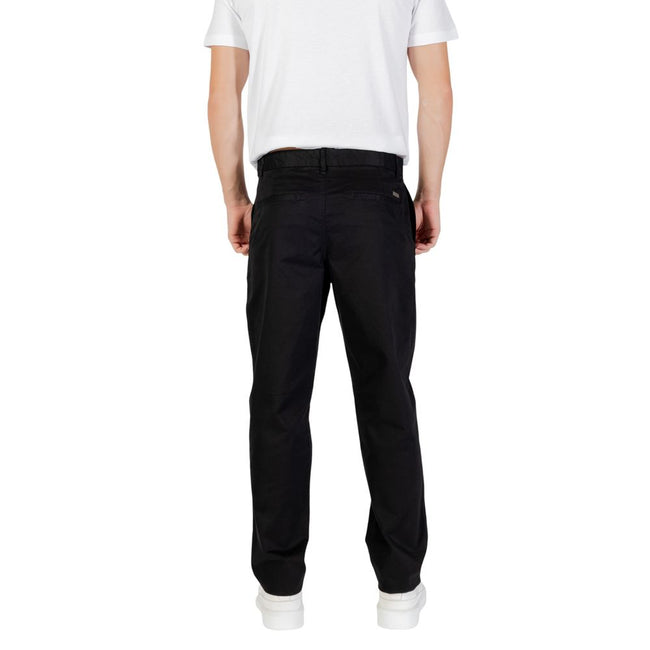 Armani Exchange Schwarze Baumwoll-Skinny-Hose