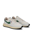 Autry Weiße Low-Top-Sneaker aus Leder