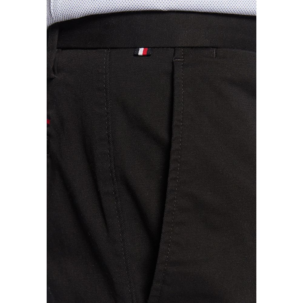 Tommy Hilfiger Black Casual Trousers Made From Recycled Cotton