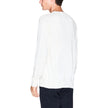 Armani Exchange Sweatshirt aus Viskose in Creme