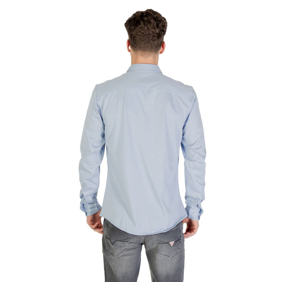 Only & Sons Blaues Baumwollhemd