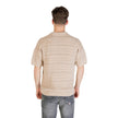 Only & Sons Beige Baumwoll-Shirt mit kurzen Ärmeln