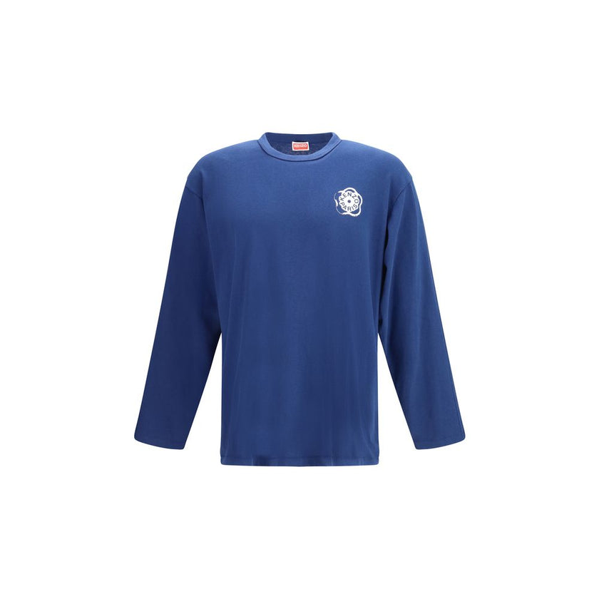 Kenzo Blaues Baumwoll-Sportswear-T-Shirt