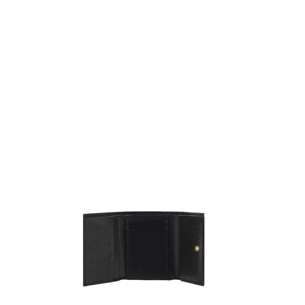 Dolce & Gabbana Black Calfskin Bos Taurus Wallet