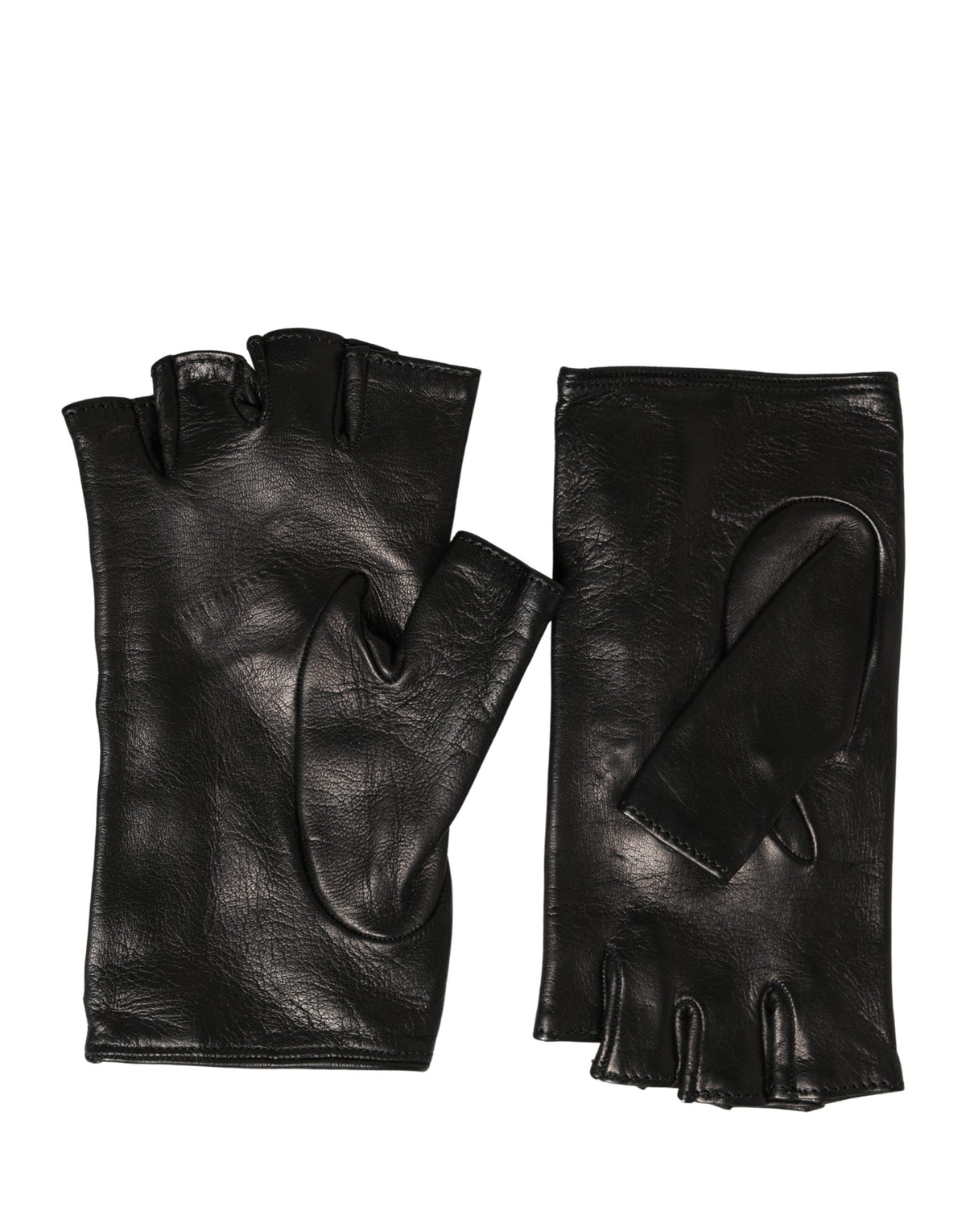 Dolce & Gabbana Damen-Fäustlinge Schwarz mit Verzierungen, Handgelenklänge