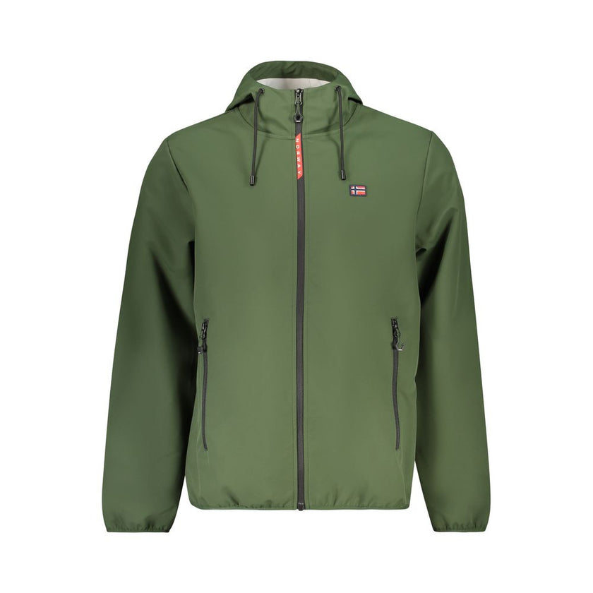 Norway 1963 Grüner Parka aus Polyester