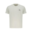 Calvin Klein Weißes Baumwoll-T-Shirt für Herren