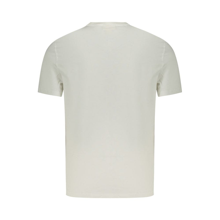 Calvin Klein Weißes Baumwoll-T-Shirt für Herren