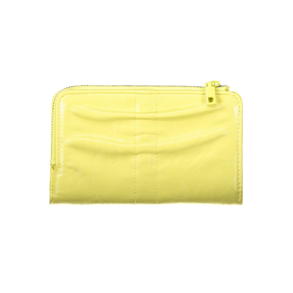 Desigual Giallo Polyurethane Damen Geldbörse