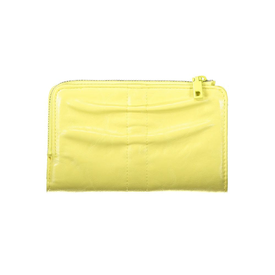 Desigual Giallo Polyurethane Damen Geldbörse