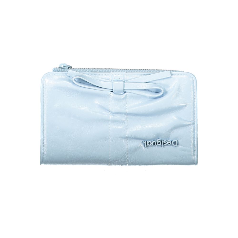 Desigual Blaue Brieftasche aus Polyethylen