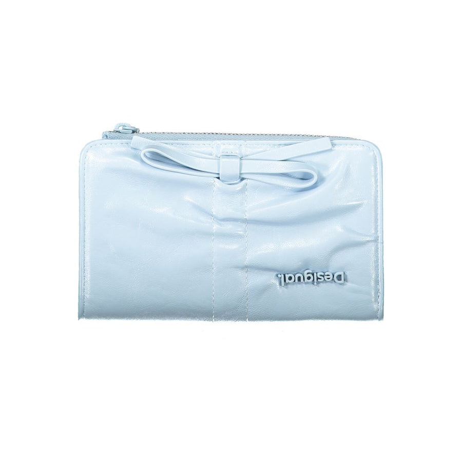 Desigual Blaue Brieftasche aus Polyethylen