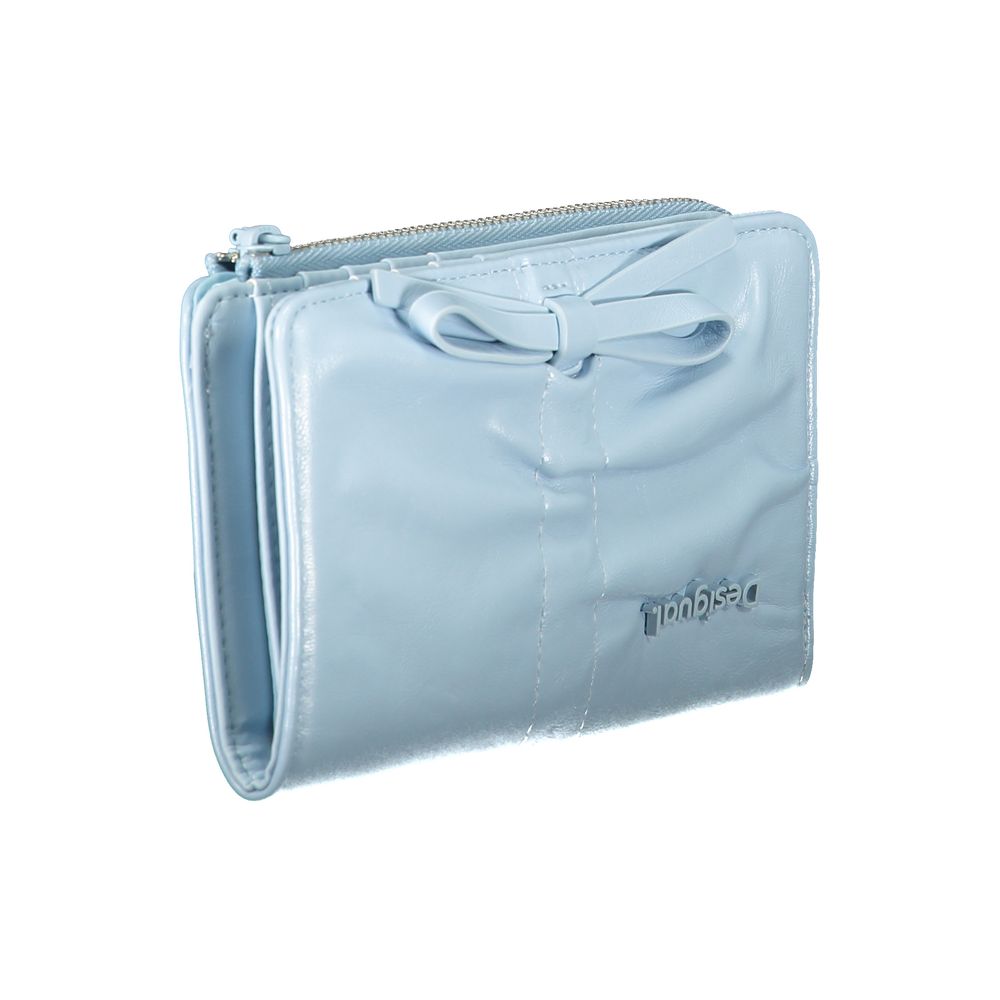 Desigual Blaue Brieftasche aus Polyethylen