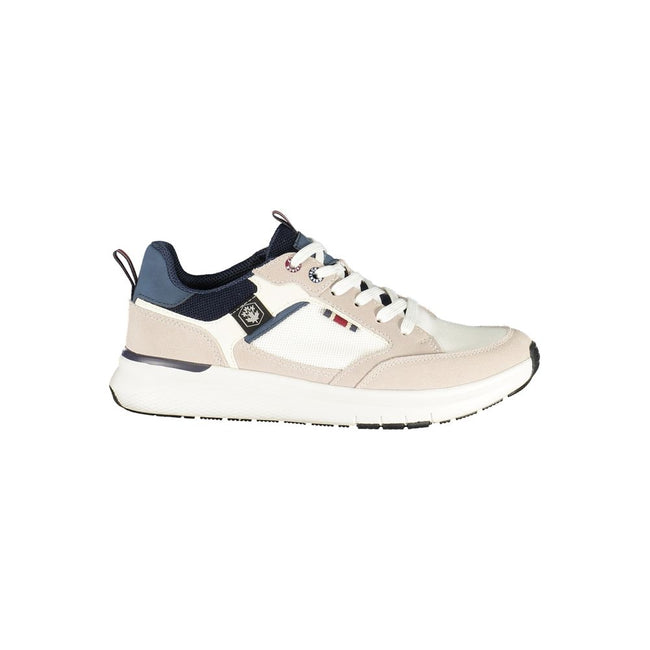 Lumberjack Weiße Herren-Sneaker aus Polyester