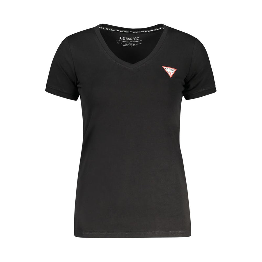 Guess Jeans Women's Black Cotton T-Shirt