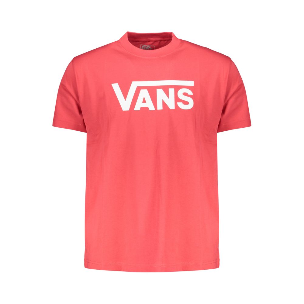 Vans Red Cotton T-Shirt for Men