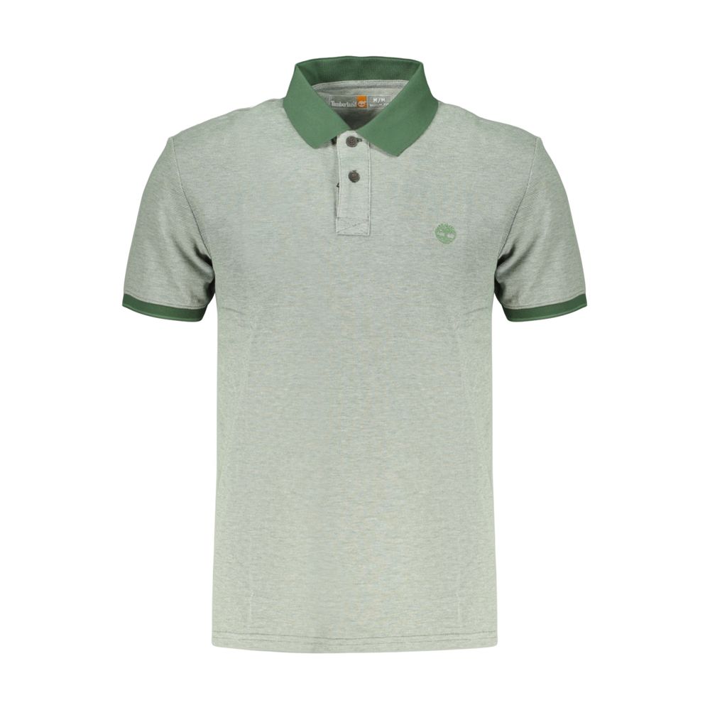 Timberland Green Cotton Polo Shirt
