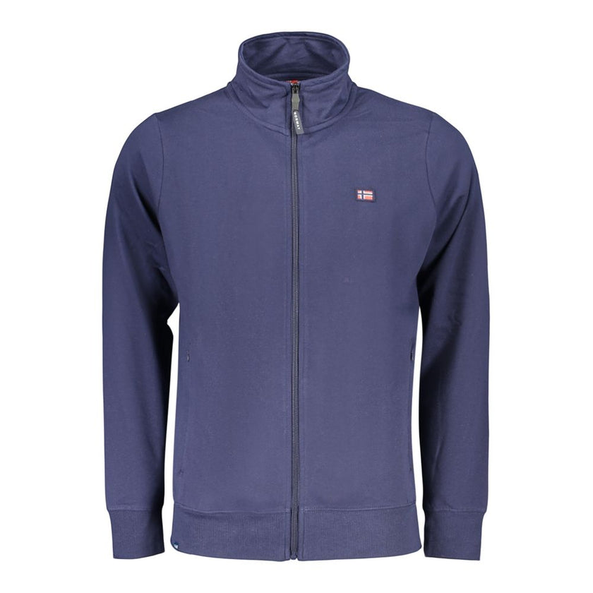 Norway 1963 Blauer Baumwoll-Sweatshirt für Herren