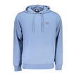 Norway 1963 Blauer Baumwoll-Kapuzenpullover für Herren