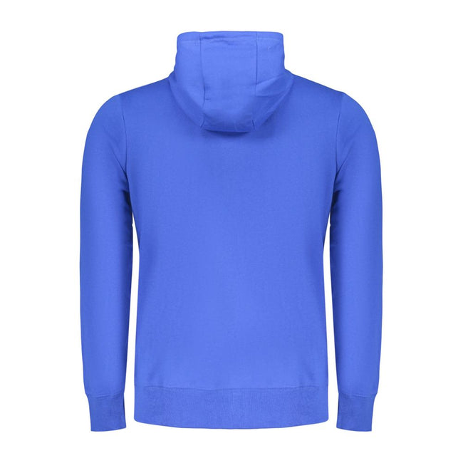 Norway 1963 Blauer Baumwoll-Kapuzenpullover für Herren
