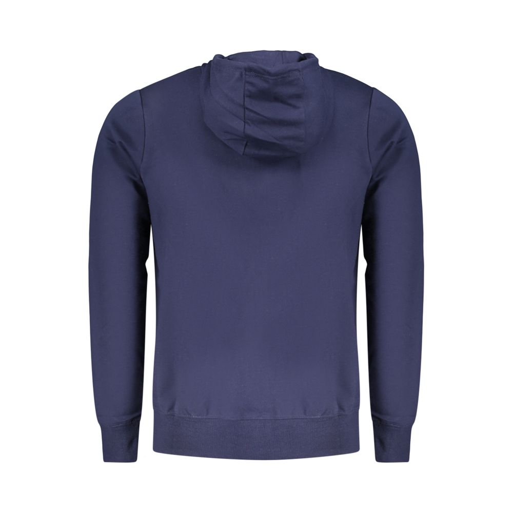 Norway 1963 Blauer Baumwoll-Kapuzenpullover für Herren