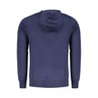 Norway 1963 Blauer Baumwoll-Kapuzenpullover für Herren