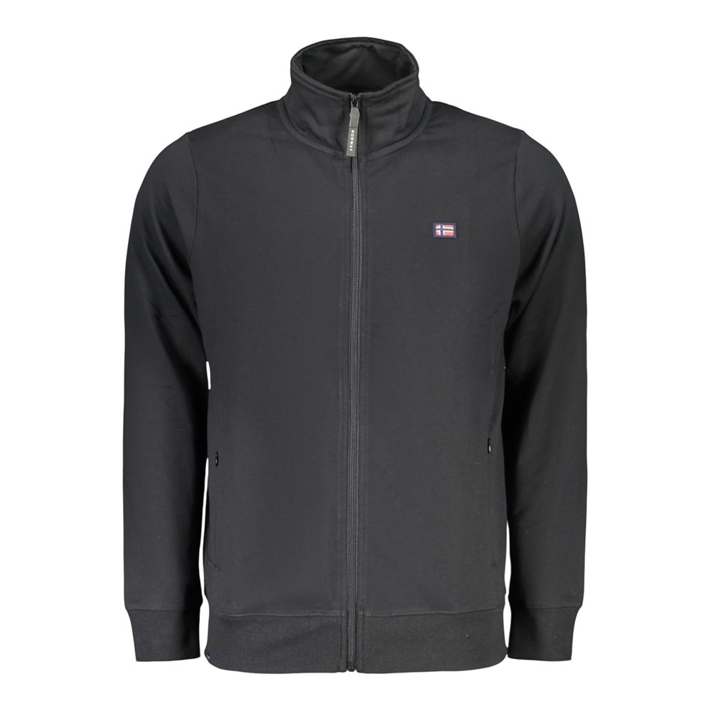 Norway 1963 Schwarzer Baumwoll-Sweatshirt