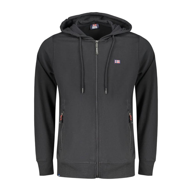Norway 1963 Schwarzer Baumwoll-Sweatshirt