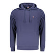 Norway 1963 Blauer Baumwoll-Kapuzenpullover für Herren