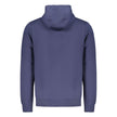 Norway 1963 Blauer Baumwoll-Kapuzenpullover für Herren