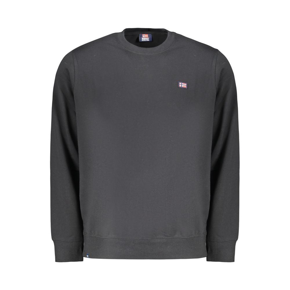 Norway 1963 Schwarzer Baumwoll-Herren-Sweatshirt