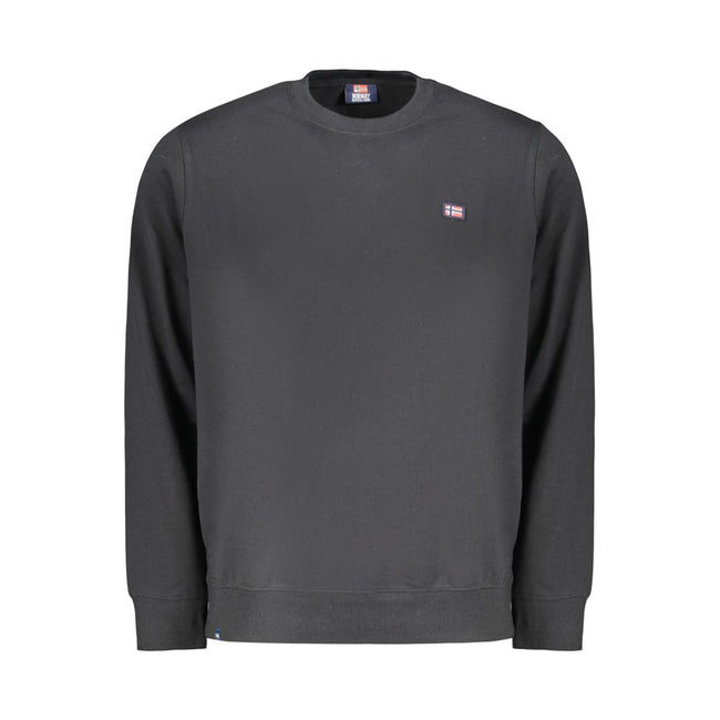 Norway 1963 Schwarzer Baumwoll-Herren-Sweatshirt