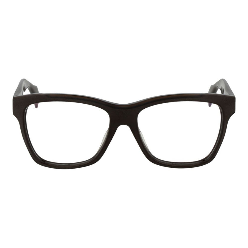 Yohji Yamamoto Braune Kunststoffbrille (Fassung)