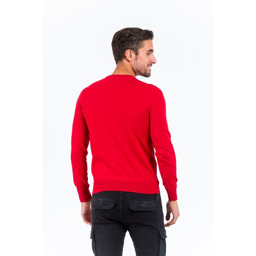 Gas Grauer Baumwollpullover