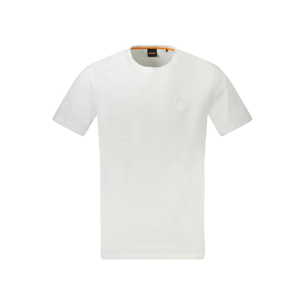 Hugo Boss Men's White Cotton T-Shirt