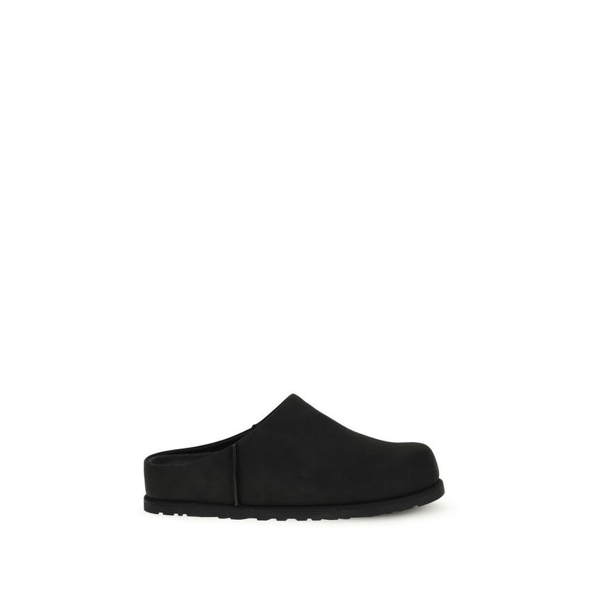 UGG Schwarze Bos Taurus Kalbsleder-Mules