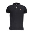 Norway 1963 Schwarzes Herren-Poloshirt aus Baumwolle