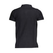 Norway 1963 Schwarzes Herren-Poloshirt aus Baumwolle
