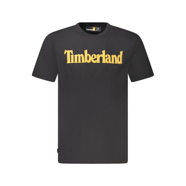 Timberland Schwarzes Herren-T-Shirt aus Bio-Baumwolle