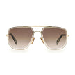 David Beckham Sonnenbrille aus Goldmetall